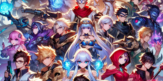 Epic Crossover: Mobile Legend Heroes in Anime Form