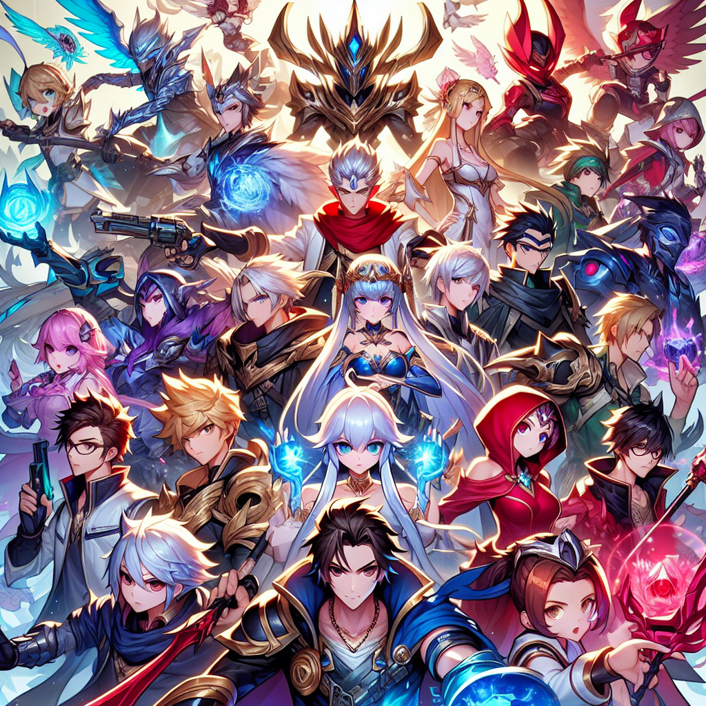 Epic Crossover: Mobile Legend Heroes in Anime Form